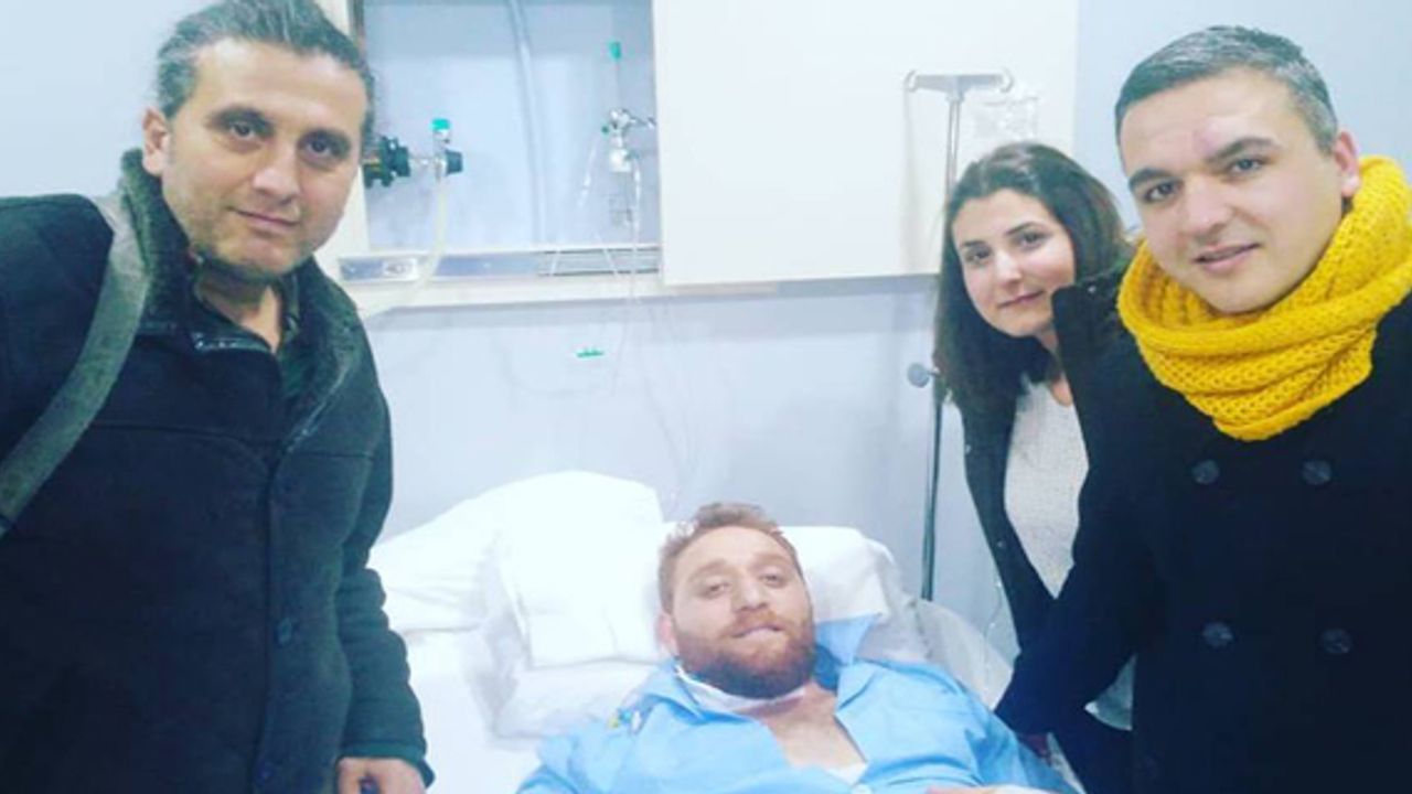 Gazeteci dostları Koçaklı'yı ziyaret etti