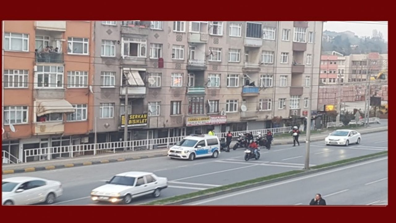 Ceza yememek için motosikleti bırakıp kaçtı