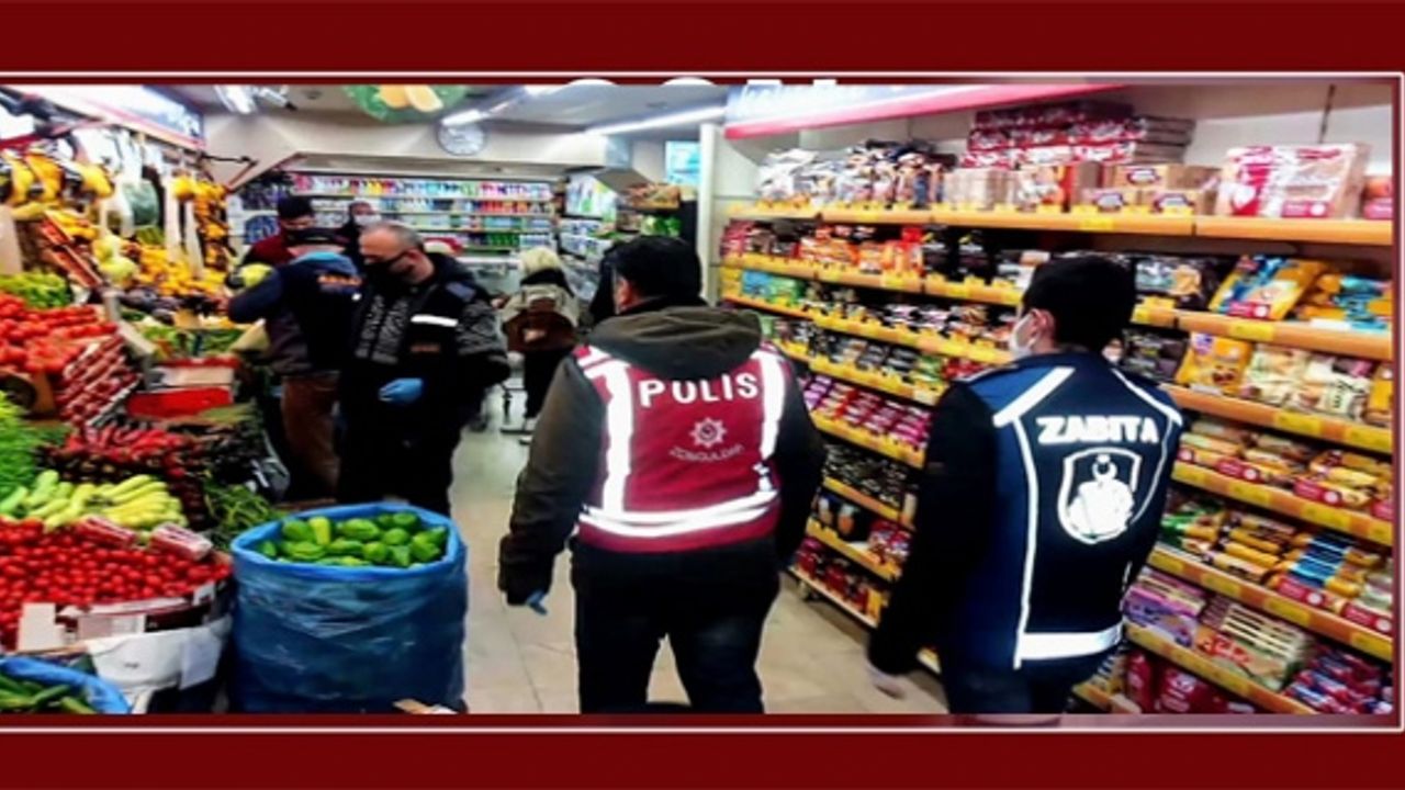 Polis ve Zabıta birlikte denetim yaptılar..