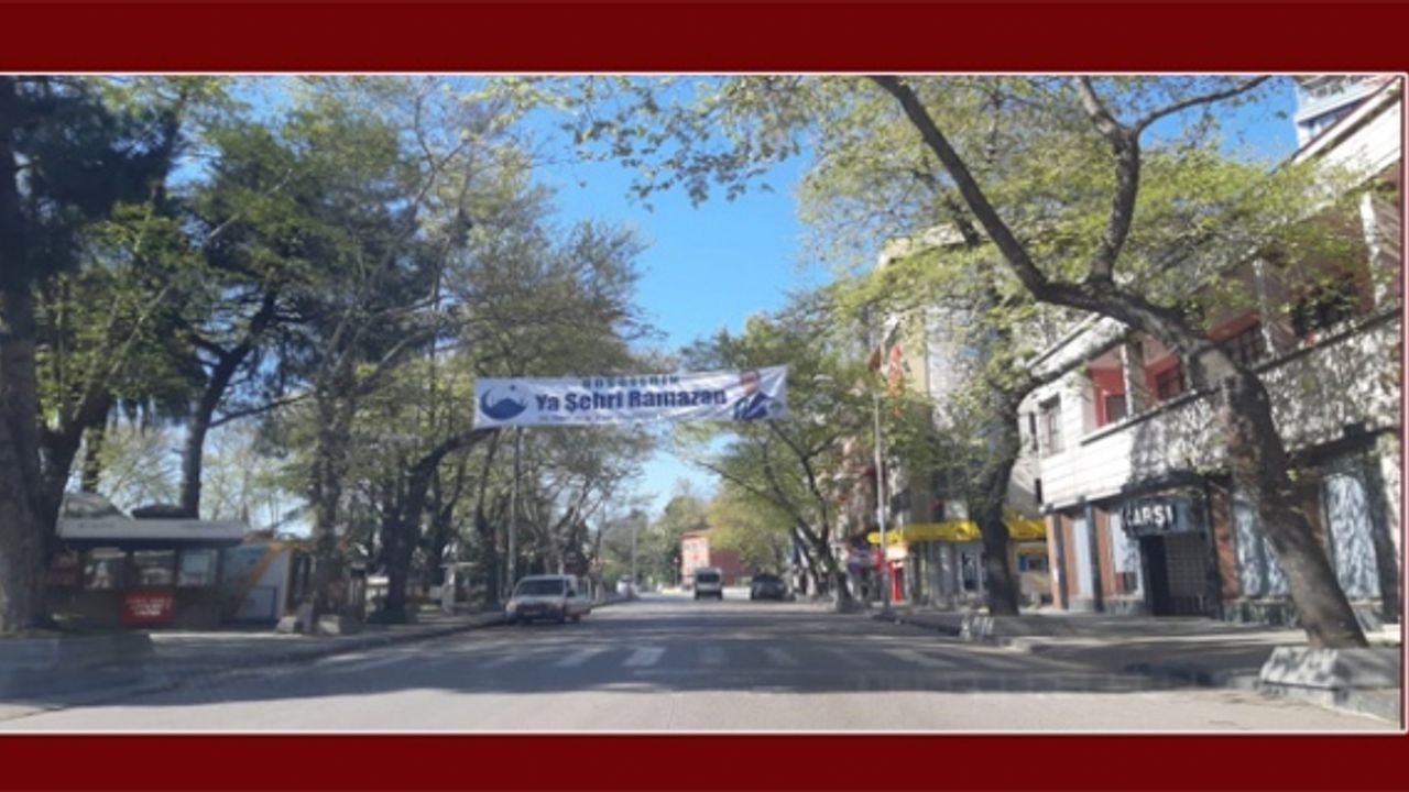 Şehirde corona sessizliği…