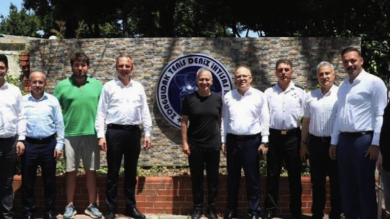 Zonguldak Tenis Deniz Spor Kulübü’nü ziyaret ettiler