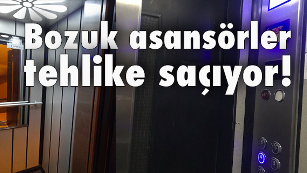 Murat İş Hanı asansöründe mahsur kaldı