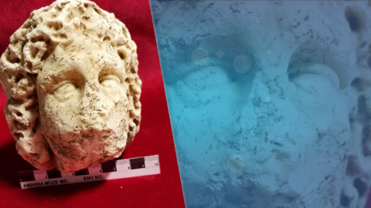 Bartın'daki antik kent kazılarında Büyük İskender başı bulundu
