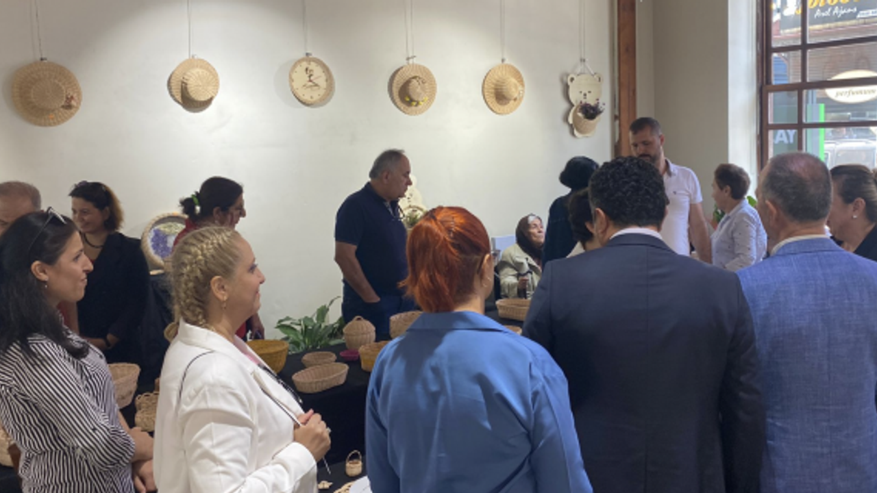 Güzel Sanatlar Galerisinde bambu sergisi açıldı