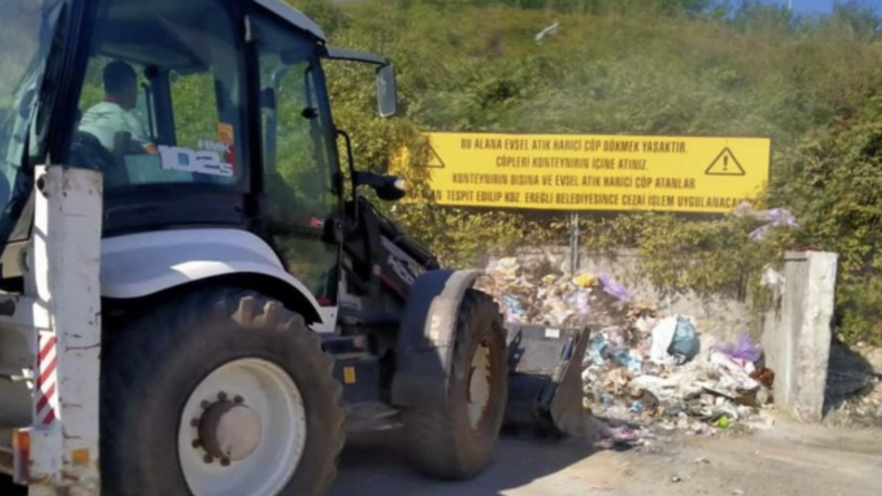 Ereğli’de temizlik çalışmaları hız kesmeden sürüyor