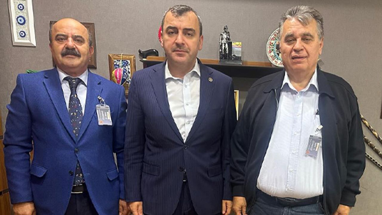 Sezai Çanakçı ve Fazıl Aytaş'dan Milletvekili Çolakoğlu'na anlamlı ziyaret