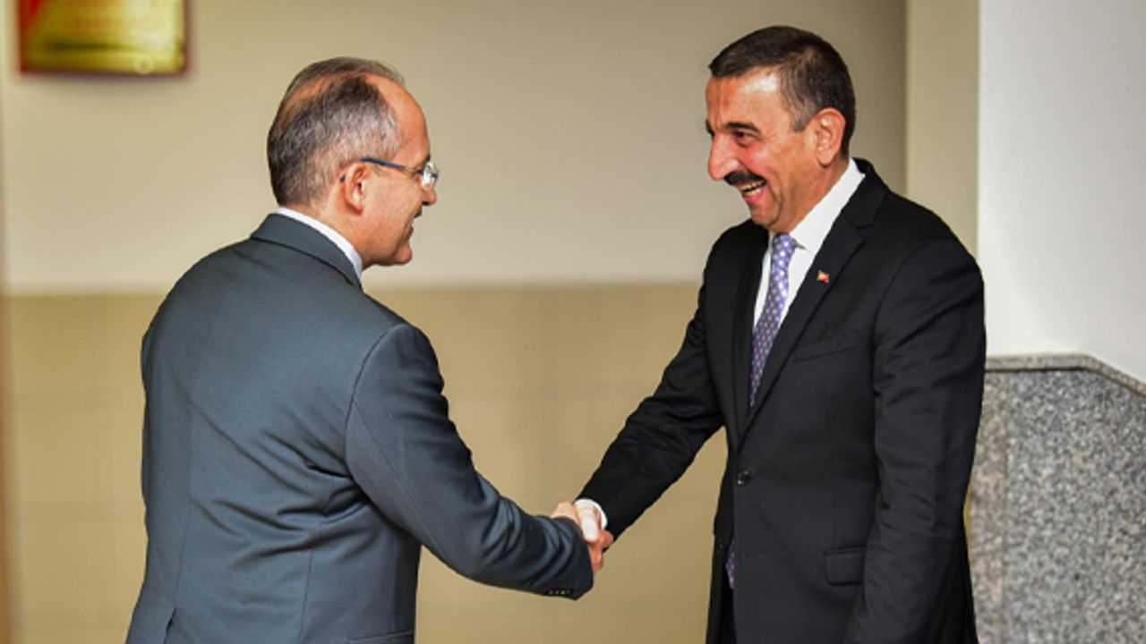 Valisi Hacıbektaşoğlu, Cumhuriyet Başsavcısı Alan'ı ziyaret etti