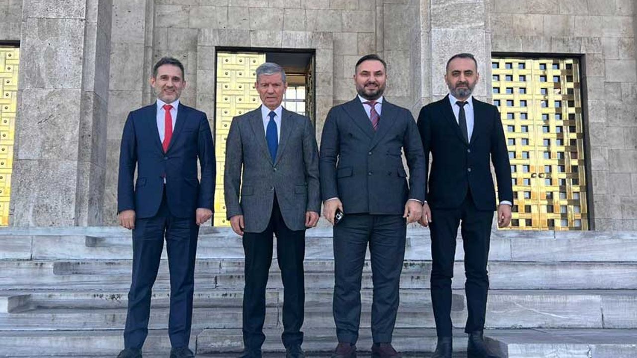 Nejdet Tıskaoğlu, Ali Uzun ile Meclis'te bir araya geldi...