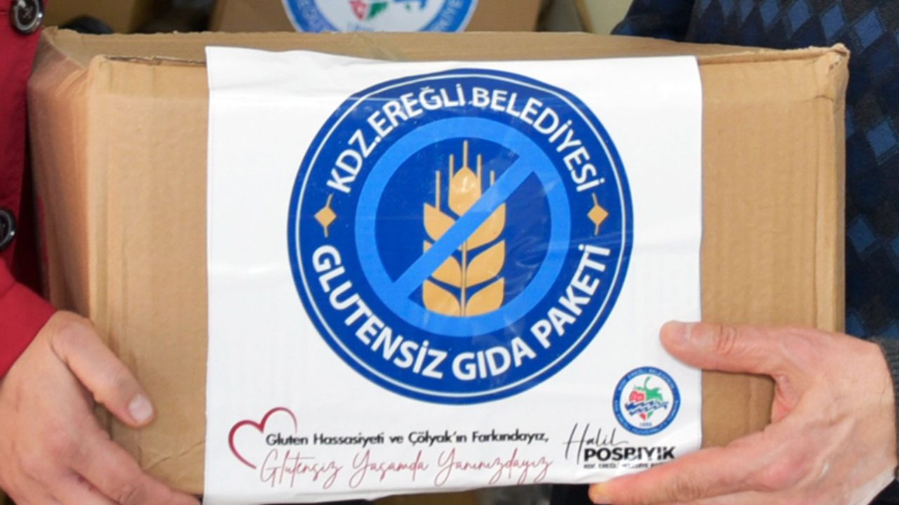 Kdz. Ereğli Belediyesi, glütensiz gıda desteğinde bulunuyor