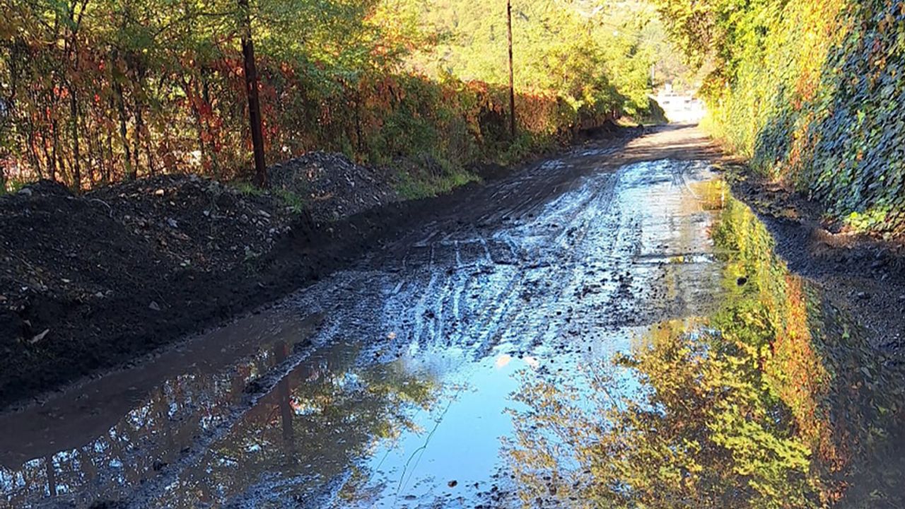 Bu nasıl yol, araç bile gitmiyor