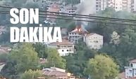 Kilimli'de korkutan yangın: Çatı alev aldı