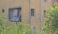 Patlamanın yaşandığı apartmanda korkunç görüntüler