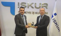 İŞKUR İl Müdürü Şentürk, Genel Müdür Güneş'i ziyaret etti