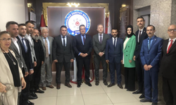 Mustafa Öztürk ve Yönetimi, Emniyet Müdürü Sinan Ergen’i ziyaret etti…