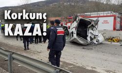 Feci kaza: Karayolu savaş alanına döndü!