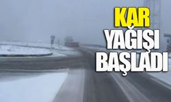 Zonguldak'ta dolu, yüksek kesimlerde kar yağışı başladı