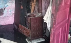 Zonguldak Belediye işçisinin evi yandı