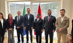 Nejdet Tıskaoğlu, Güney Afrika Büyükelçisini ziyaret etti...