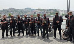 Türk Chopper Motosiklet Kulübü üyeleri Zonguldak'ta...