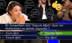 Bir Zonguldaklı size "Gapçuk ağızlı" diyor ise muhtemelen size ne demek istiyordur?