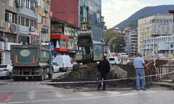 Islah çalışması var: Yol trafiğe kapatıldı