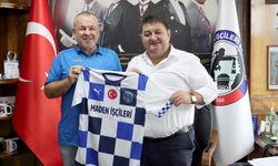 Maden İşçileri Topbaşıspor’dan GMİS yöneticilerine forma