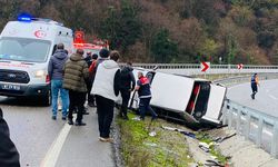 Gökgöl tünelinde kaza: 1 Yaralı