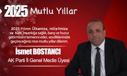 İsmet Bostancı'dan yeni yıl mesajı