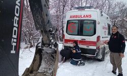 Zonguldak'ta ekipler hastalar için seferber oldu