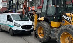 Doğalgaz borusu patladı: Çarşıda panik yaşandı