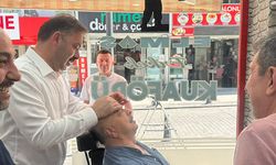 İl Başkanı Mustafa Çağlayan, Gazipaşa esnafını ziyaret etti