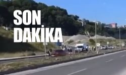 Sahil yolunda motorsiklet sürücüsü feci şekilde can verdi