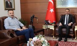 İl Başkanı Çağlayan'dan Vali Hacıbektaşoğlu'na ziyaret