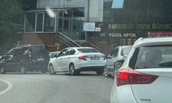 Zonguldak’ta metrelerce araç kuyruğu oluştu