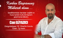 Can Eliyazıcı'dan bayram mesajı