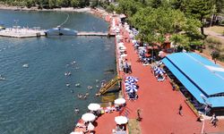 Ereğli Belediye plajları tıklım tıklım