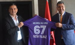 Kdz.Ereğli Belediyespor'dan Kaymakam Fatih Yılmaz'a ziyaret