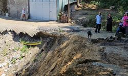 Zonguldak'ta heyelan sonrası sokak 9 aydır kapalı