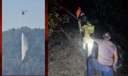 Karabük'teki orman yangınına müdahale sürüyor