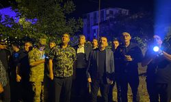 Vali Hacıbektaşoğlu, yangın bölgesinde incelemelerde bulundu