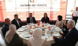 Protokol, şehit yakınları ve gazilerle buluştu