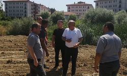 Vedat Öztürk, dolgu çalışmalarını inceledi