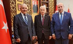 Hakan Özkan'dan MHP Lideri Devlet Bahçeli'ye sürpriz ziyaret