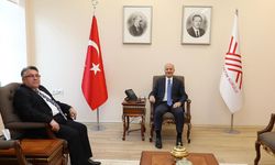 Rektör Prof. Dr. Özölçer’den YÖK Başkanı Prof. Dr. Erol Özvar’a 'Hayırlı olsun'