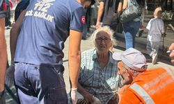 Yaşlı kadın hastanelik oldu