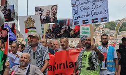 Zonguldak’ta Sumud filosuna destek yürüyüşü