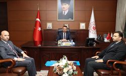 Vali Hacıbektaşoğlu, BAKKA Genel Sekreterini kabul etti