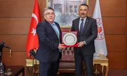 Hacıbektaşoğlu, Rektör Özölçer'i kabul etti