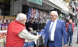Başkan Posbıyık, un pazarı esnafını ziyaret etti