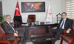 Cumhuriyet Başsavcısından Sağlık Müdürüne ziyaret